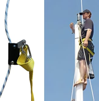 Guida all'uso 3 Extra hook to get higher in the mast