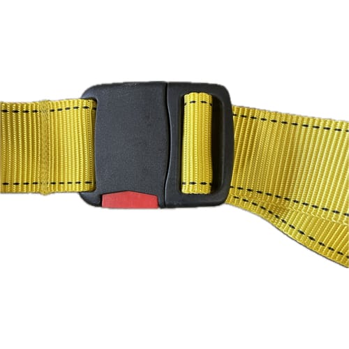 Guida all'uso 6 Extra heavy buckle with red safety button